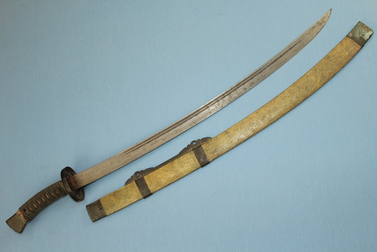 Chinese sabre Military sabre A good fighting sword  www.swordsantiqueweapons.com